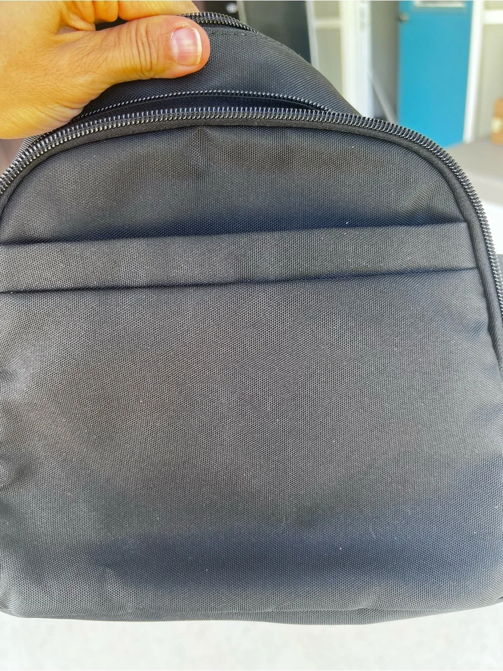 Travelon Black Nylon Crossbody Travel Bag Organizer Multi Pocket Lightweight